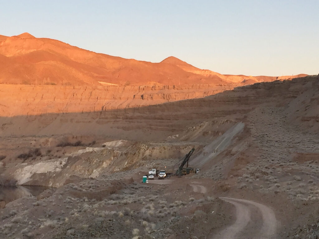 3.angle Drilling At Yerington Pit 2024