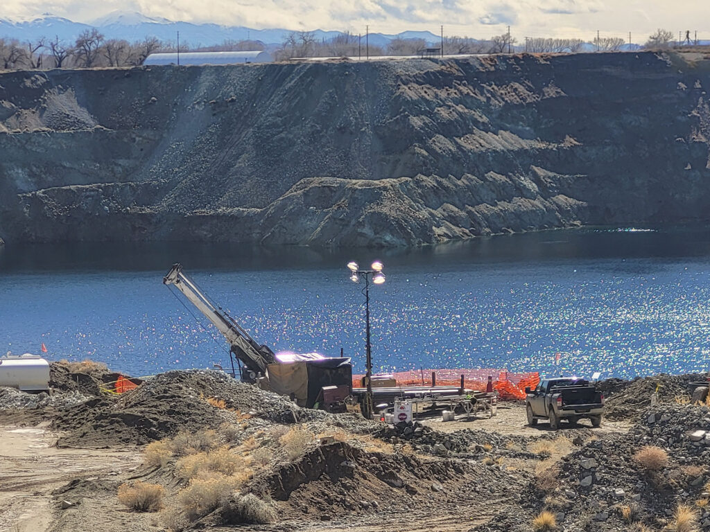 4.angle Drilling At Yerington Pit 2
