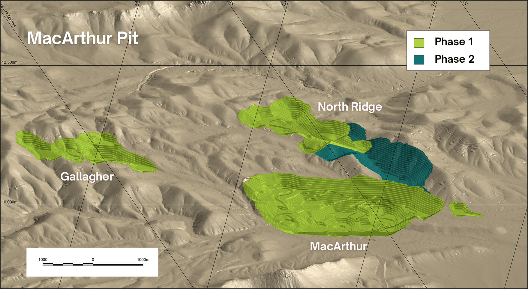MacArthur Pit Mine Phases